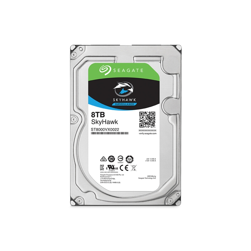 希捷(Seagate)8TB 256MB 7200RPM 监控级硬盘 SATA接口 希捷酷鹰SkyHawk系列(ST8000VX0022)