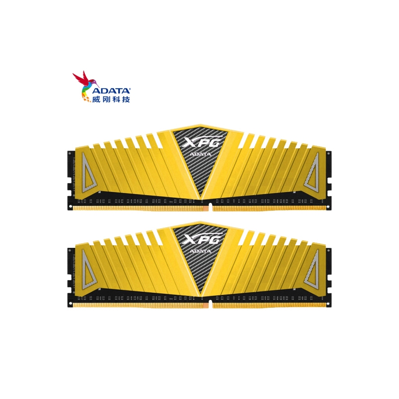 威刚（ADATA）DDR4 3000 16GB (8GBx2)套装 台式机内存 XPG-Z1 游戏威龙(金色)