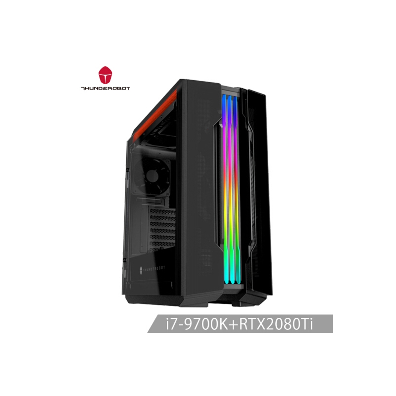 雷神 神谕708Ti i7-9700K/Z390/幻光戟8G*2/RTX2080Ti/650W金牌/正版WIN10/游戏台式电脑主机/组装电脑